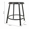 Табурет Alexandra House Living Металл Железо 35 x 46 x 35 cm