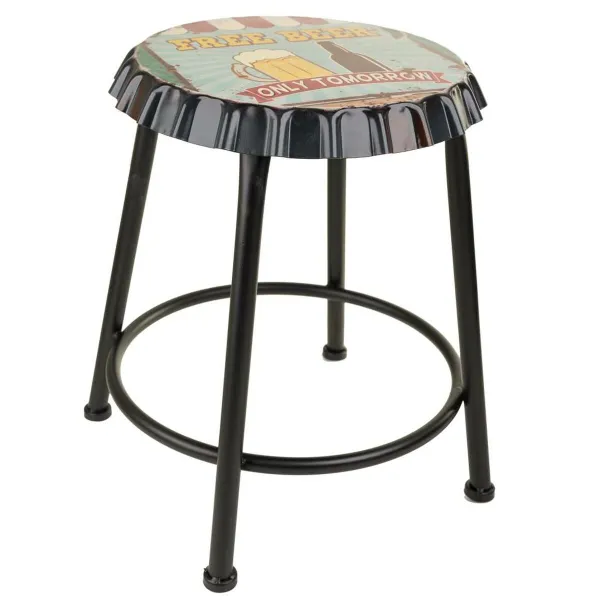 taburete Alexandra House Living Metāls Dzelzs 35 x 46 x 35 cm