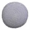 Pouffe Alexandra House Living Light grey polystyrene 45 x 40 x 45 cm
