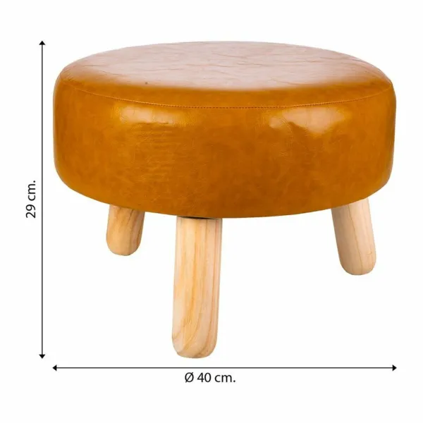 Jakkara Alexandra House Living Keltainen Polyuretaani Puu MDF 40 x 29 x 40 cm