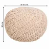 Пуф Alexandra House Living Кремовый полистирол 45 x 30 x 45 cm