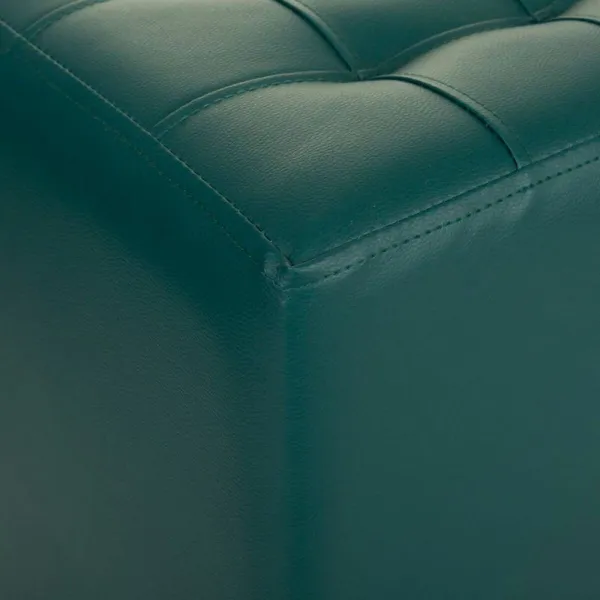 taburete Alexandra House Living PVC Koks MDF 40 x 38 x 40 cm