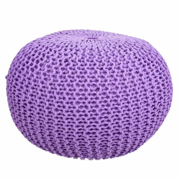 Pehmustettu istuin Alexandra House Living Violetti polystyreeni 45 x 30 x 45 cm