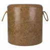 Табурет Alexandra House Living Серый Полиуретан Деревянный MDF 40 x 42 x 40 cm