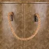 Табурет Alexandra House Living Серый Полиуретан Деревянный MDF 40 x 42 x 40 cm