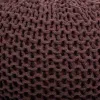 Pouffe Alexandra House Living Dark brown polystyrene 40 x 30 x 40 cm