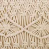 Fotelis Alexandra House Living Kreminė Bambukas Kempinė Medžio MDF 50 x 30 x 50 cm