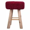 Jakkara Alexandra House Living Burgundi Bambu Sieni Puu MDF 32 x 44 x 32 cm