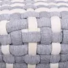 Jakkara Alexandra House Living Valkoinen Harmaa Bambu Sieni Puu MDF 40 x 36 x 40 cm
