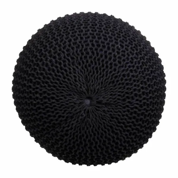 Pehmustettu istuin Alexandra House Living Musta polystyreeni 45 x 30 x 45 cm