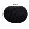 Pehmustettu istuin Alexandra House Living Musta polystyreeni 45 x 30 x 45 cm