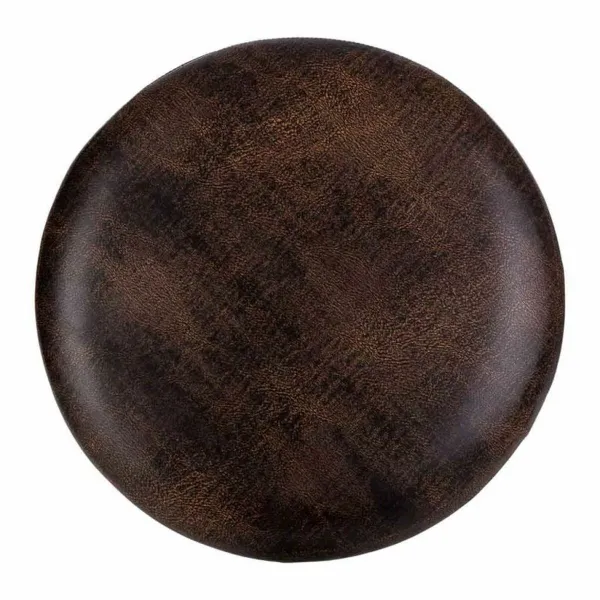 taburete Alexandra House Living Brūns Poliuretāns Koks MDF 40 x 29 x 40 cm
