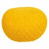 Pehmustettu istuin Alexandra House Living Keltainen polystyreeni 45 x 30 x 45 cm