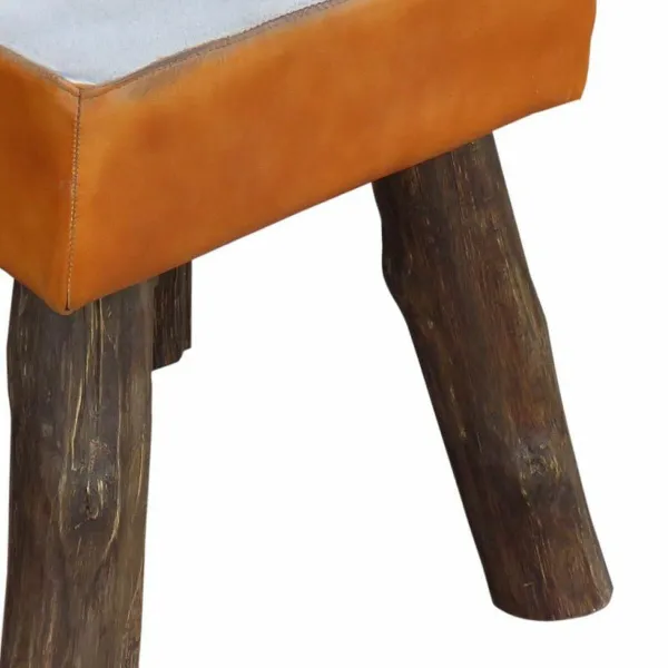 Taburetė Alexandra House Living Mango mediena 44 x 45 x 44 cm
