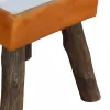 Stool Alexandra House Living Mango wood 44 x 45 x 44 cm