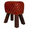 Taburetė Alexandra House Living Ruda Oda Mango mediena 51 x 30 x 41 cm
