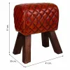 Taburetė Alexandra House Living Ruda Oda Mango mediena 51 x 30 x 41 cm