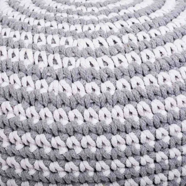 Fotelis Alexandra House Living Balta Pilka polistirenas 45 x 30 x 45 cm