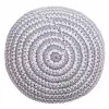 Pufs Alexandra House Living Balts Pelēks polistirols 45 x 30 x 45 cm