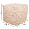 Пуф Alexandra House Living Кремовый полистирол 45 x 40 x 45 cm