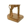 Stalinė lempa Home ESPRIT Juoda Auksinis 20 x 20 x 53 cm