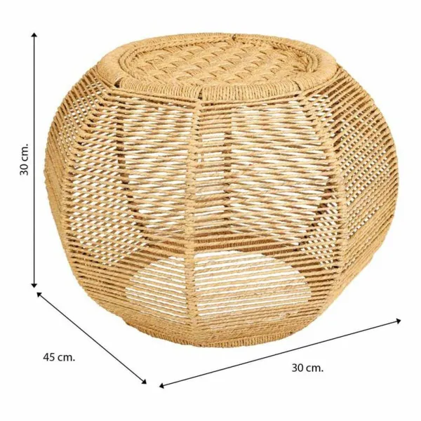 Табурет Alexandra House Living Коричневый Железо нить 45 x 30 x 30 cm