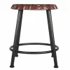 taburete Alexandra House Living Melns Dzelzs 35 x 46 x 35 cm