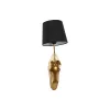 sienas Lampa Home ESPRIT Melns Bronza Zirgs 220 V 18 x 21,5 x 50,5 cm (2 gb.)