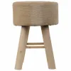 taburete Alexandra House Living Brūns Bambuss Ciedra Sūklis Koks MDF 32 x 44 x 32 cm