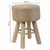 taburete Alexandra House Living Brūns Bambuss Ciedra Sūklis Koks MDF 32 x 44 x 32 cm