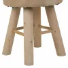 taburete Alexandra House Living Brūns Bambuss Ciedra Sūklis Koks MDF 32 x 44 x 32 cm