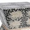 Табурет Alexandra House Living Синий Деревянный MDF 45 x 48 x 46 cm