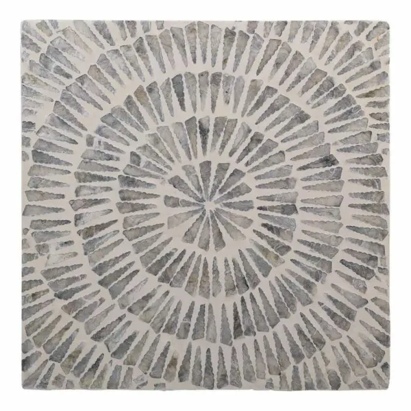 Табурет Alexandra House Living Серый Деревянный MDF 35 x 45 x 35 cm