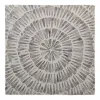Stool Alexandra House Living Grey MDF Wood 35 x 45 x 35 cm