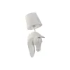 Sieninė lempa Home ESPRIT Balta 50 W Šiuolaikiškas Arklys Sendinta apdaila 220 V 18 x 21,5 x 50,5 cm