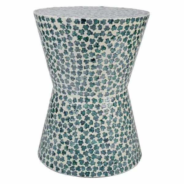 Taburetė Alexandra House Living Mėlyna Medžio MDF 35 x 50 x 35 cm