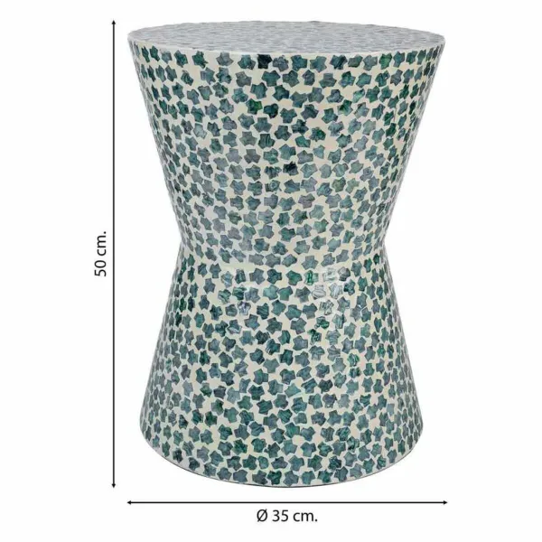 Табурет Alexandra House Living Синий Деревянный MDF 35 x 50 x 35 cm