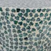 taburete Alexandra House Living Zils Koks MDF 35 x 50 x 35 cm