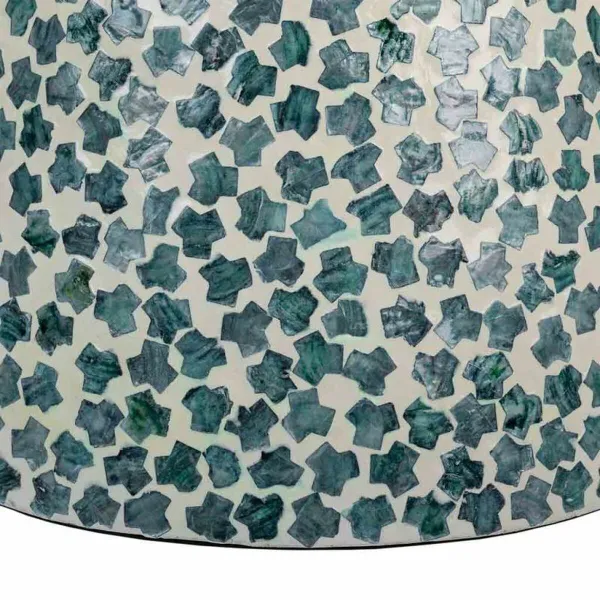 taburete Alexandra House Living Zils Koks MDF 35 x 50 x 35 cm