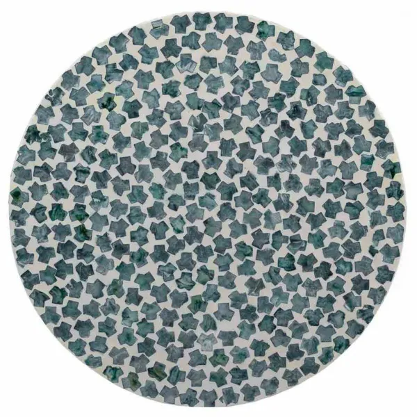 Taburetė Alexandra House Living Mėlyna Medžio MDF 35 x 50 x 35 cm