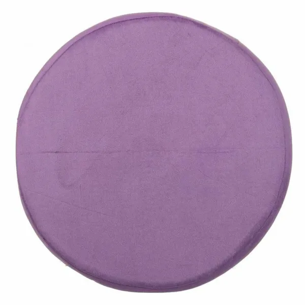 taburete Alexandra House Living Violets Samts Bambuss Ciedra Sūklis Koks MDF 32 x 44 x 32 cm
