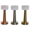 Desk lamp Home ESPRIT Copper Golden Silver 9 x 9 x 21 cm (3 Units)