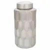 Vase Alexandra House Living Silver Ceramic 18 x 37 x 18 cm