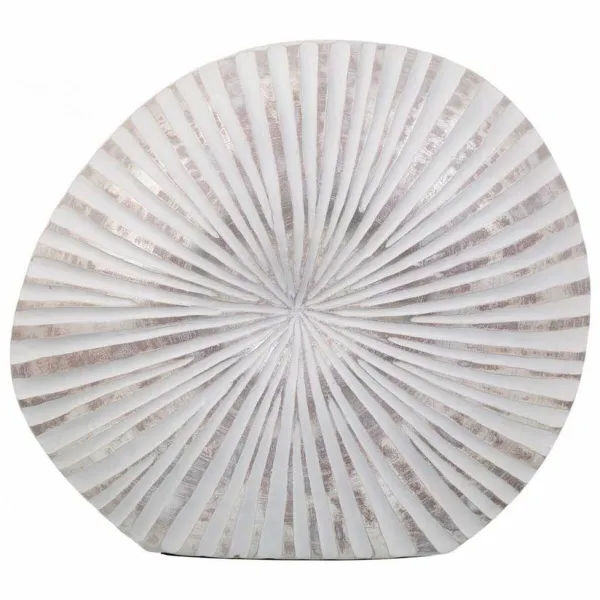 Vāze Alexandra House Living Sudrabains Polirezīns 13 x 35 x 38 cm