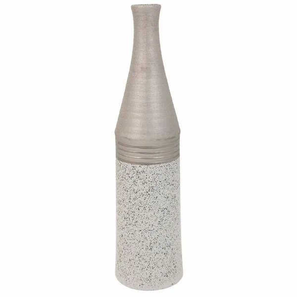 Vāze Alexandra House Living Sudrabs Keramika 13 x 53 x 13 cm
