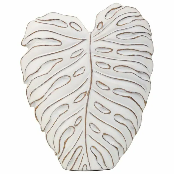 Maljakko Alexandra House Living Valkoinen Polyresiini 7 x 31 x 25 cm