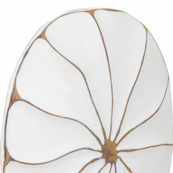 Vaza Alexandra House Living Balta Polirezinas 8 x 39 x 27 cm