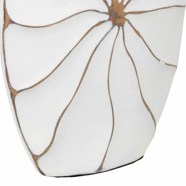 Vaza Alexandra House Living Balta Polirezinas 8 x 39 x 27 cm