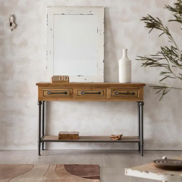 Vaza Alexandra House Living Balta Polirezinas 14 x 39 x 14 cm