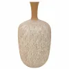 Vase Alexandra House Living White Golden Polyresin 21 x 41 x 21 cm